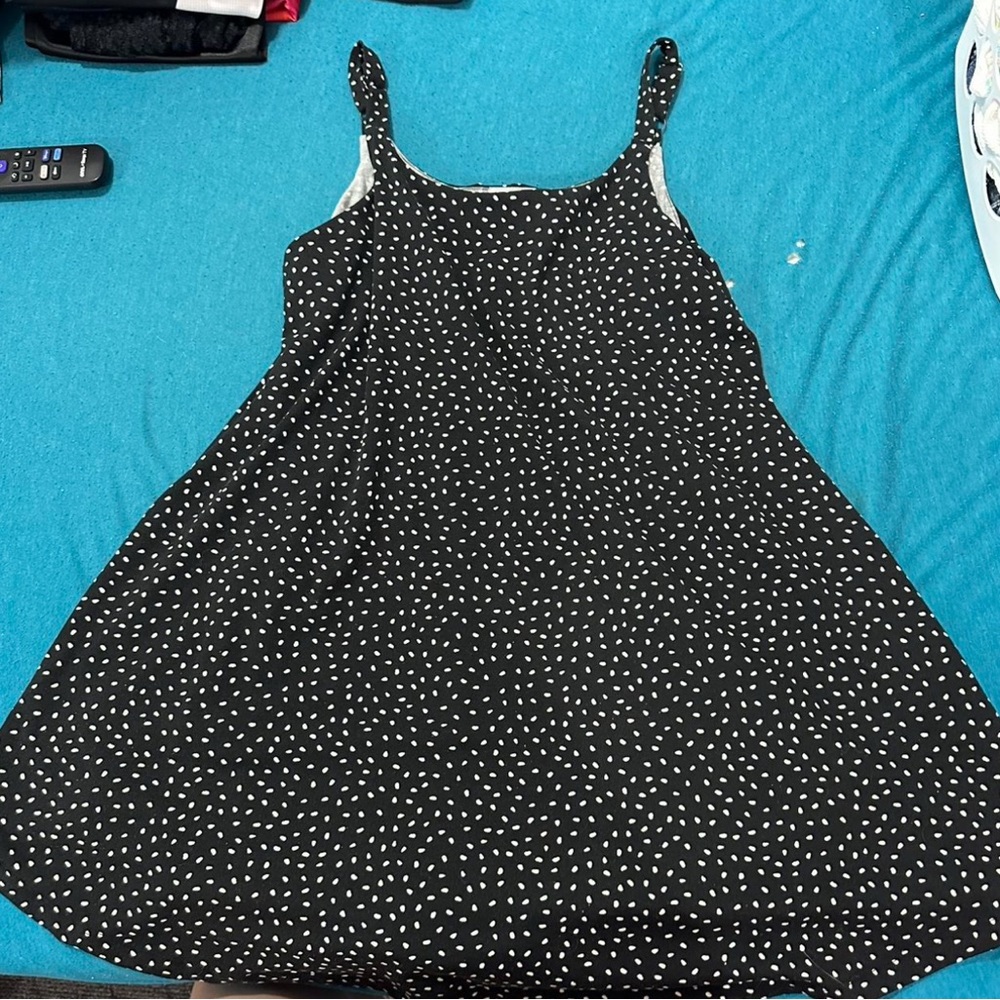 LuLaRoe Black and White Polka Dot Top